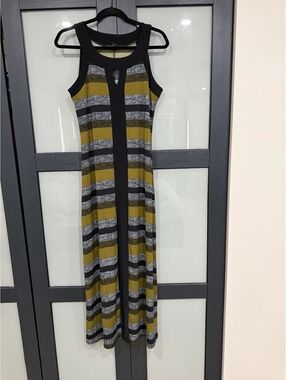 Elie McCarthy Striped Maxi Dress – Size Small